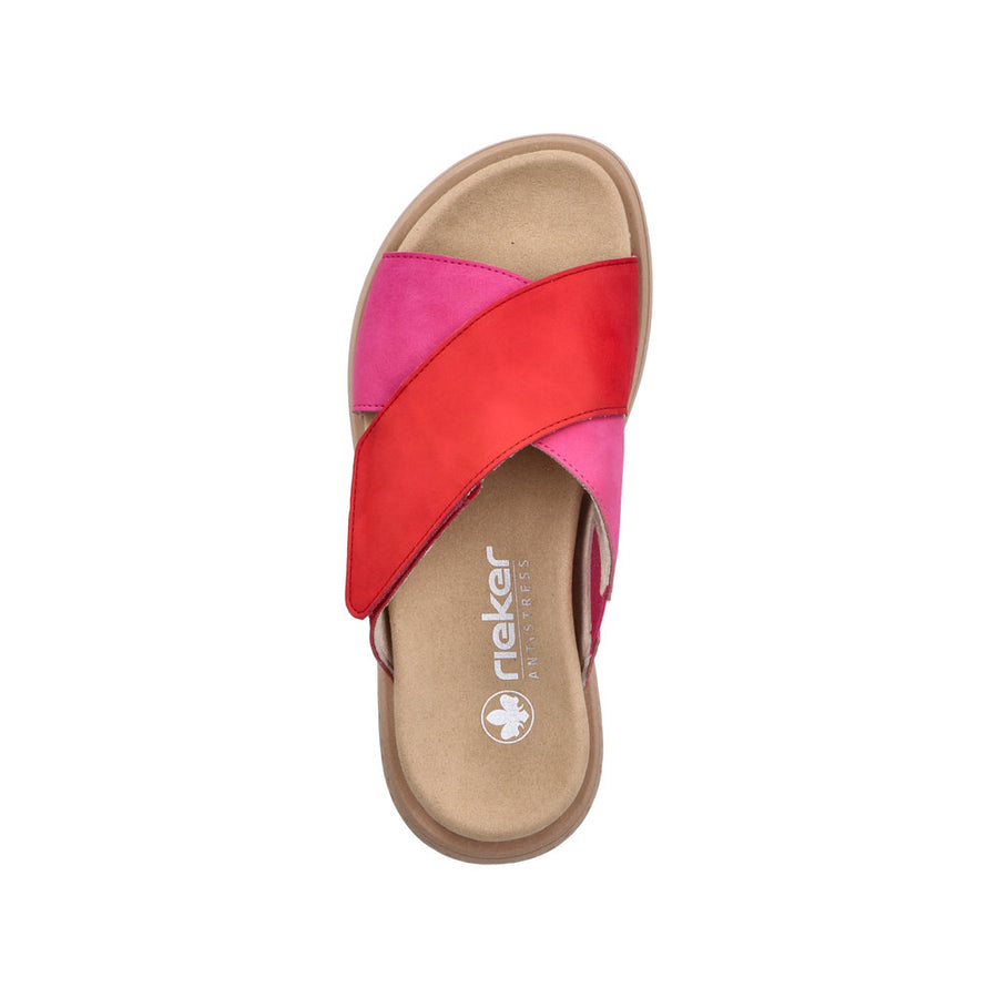Rieker - V1579-33 - Magenta/Flamme - Sandals
