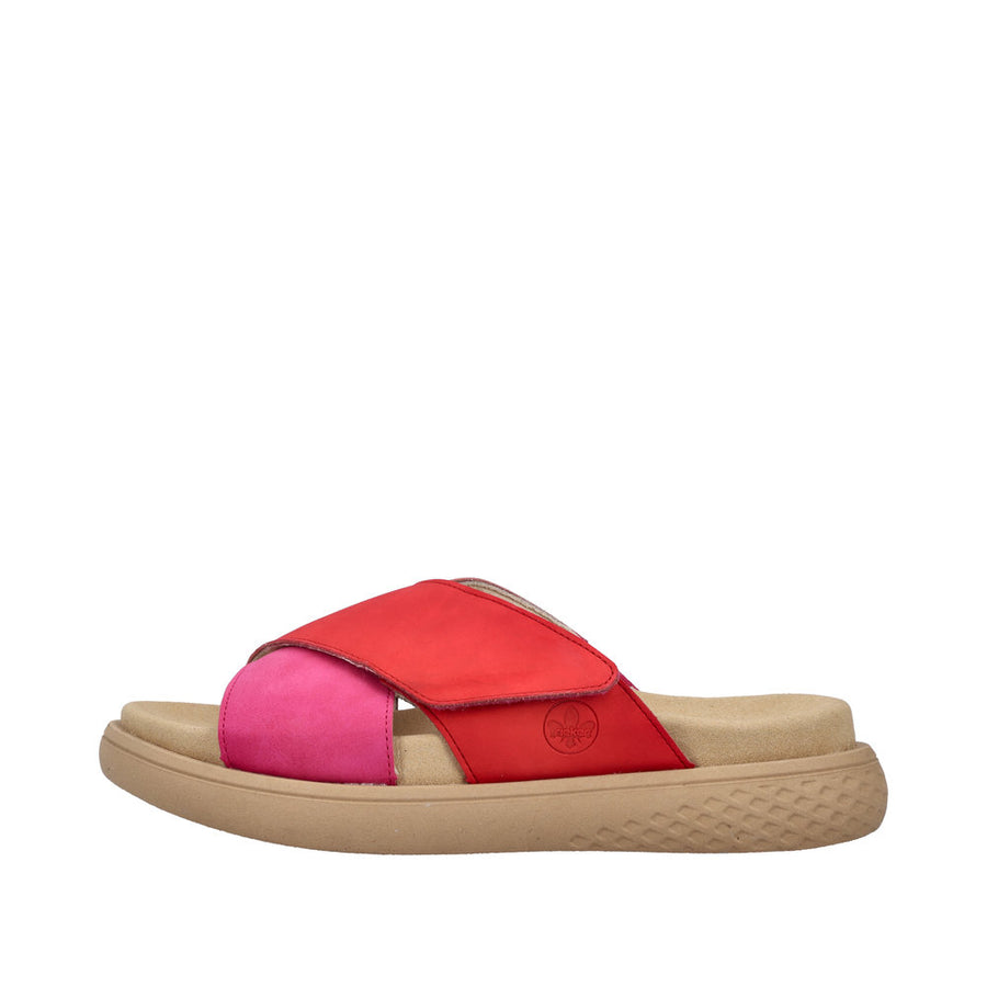 Rieker - V1579-33 - Magenta/Flamme - Sandals