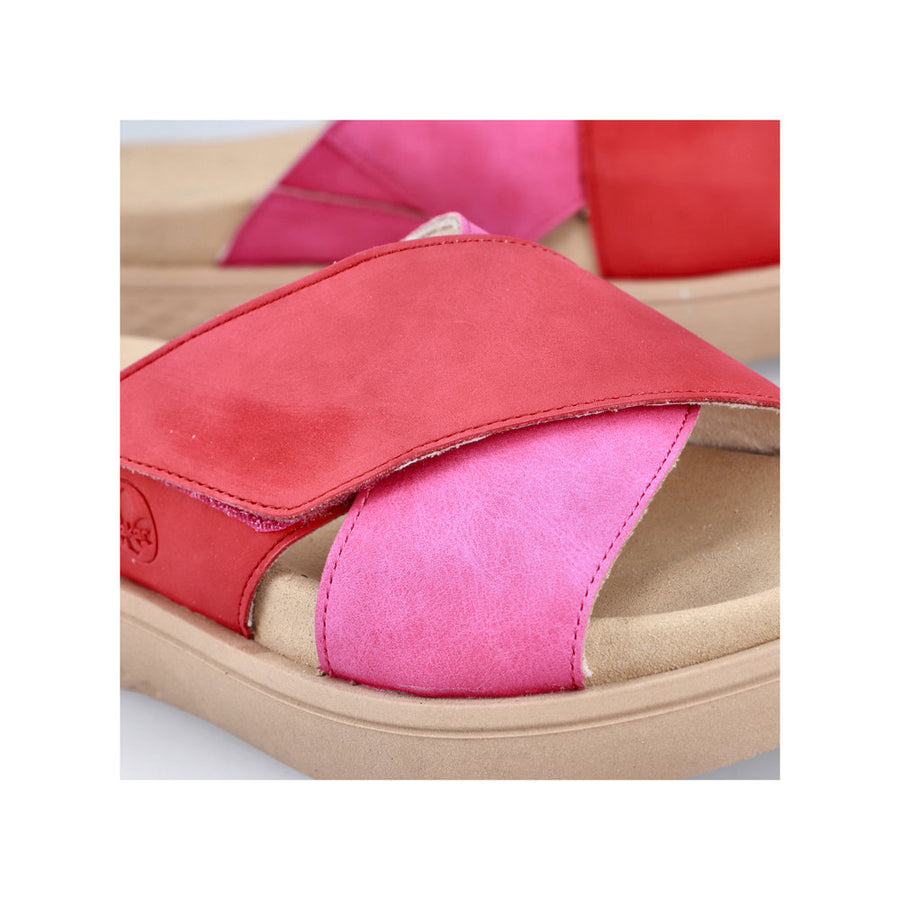 Rieker - V1579-33 - Magenta/Flamme - Sandals