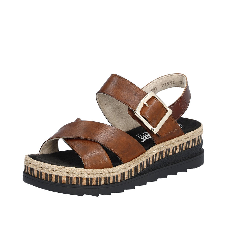 Rieker - V7951-24 - Reh/Peanut - sandals