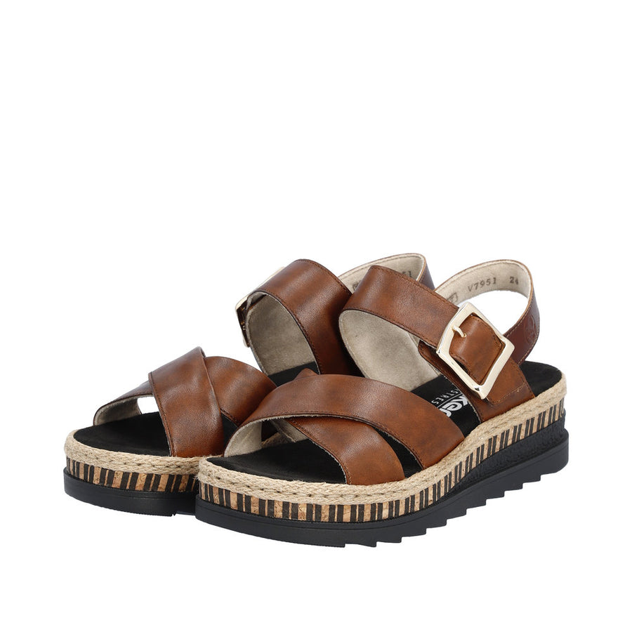 Rieker - V7951-24 - Reh/Peanut - sandals