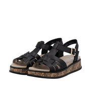 Rieker - W0853-00 - Schwarz - Sandals