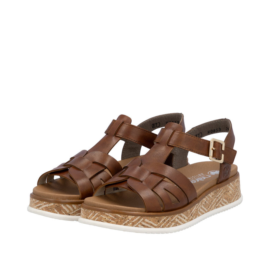 Rieker - W0853-24 - Reh - Sandals