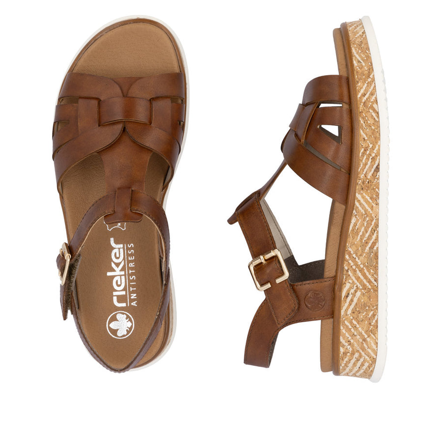 Rieker - W0853-24 - Reh - Sandals