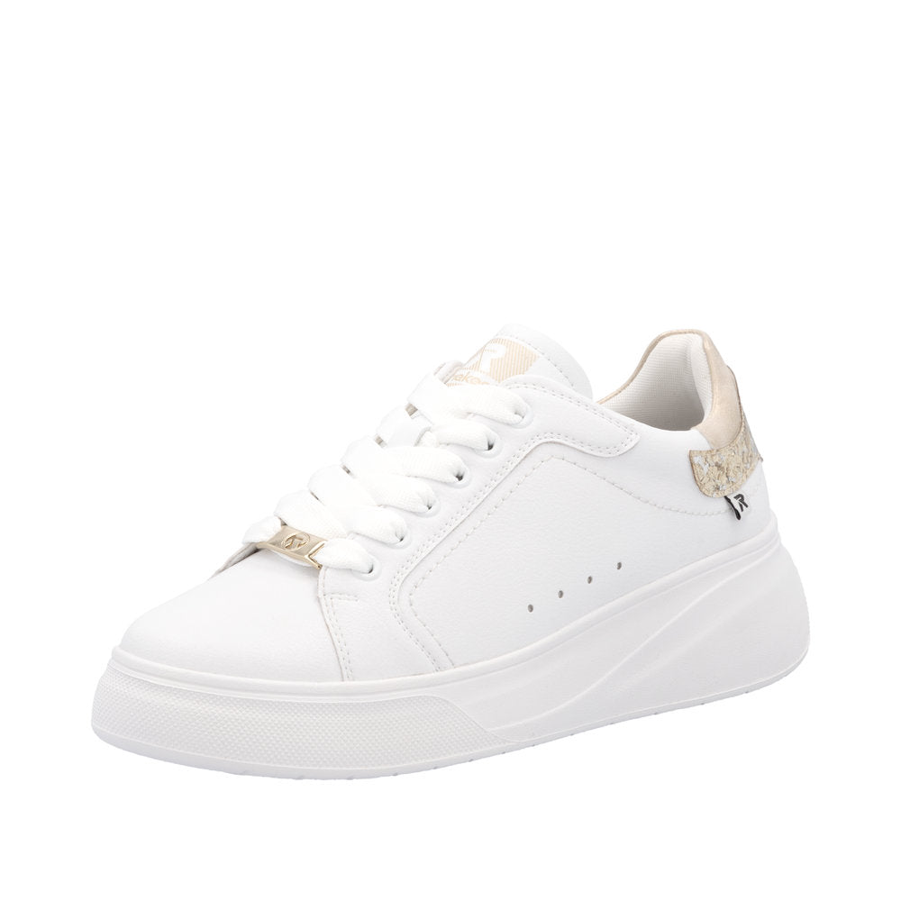 Rieker - W2303-80 - White/Gold/Silver - Shoes