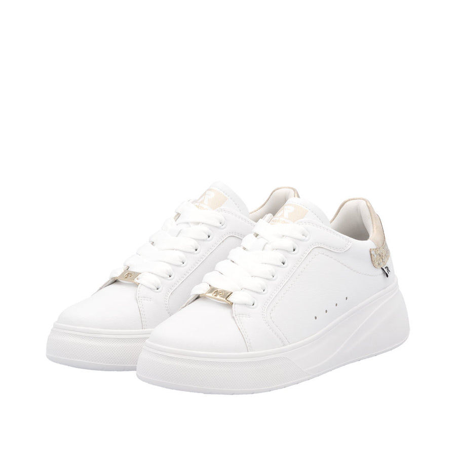 Rieker - W2303-80 - White/Gold/Silver - Shoes