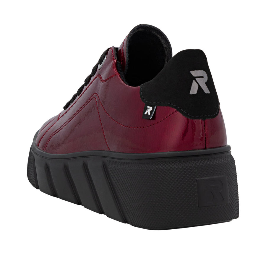 Rieker - W2601-35 - Cherry/Schwarz - Shoes