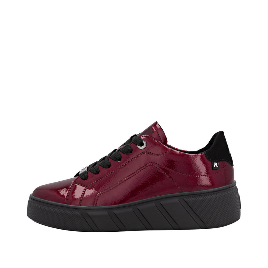 Rieker - W2601-35 - Cherry/Schwarz - Shoes