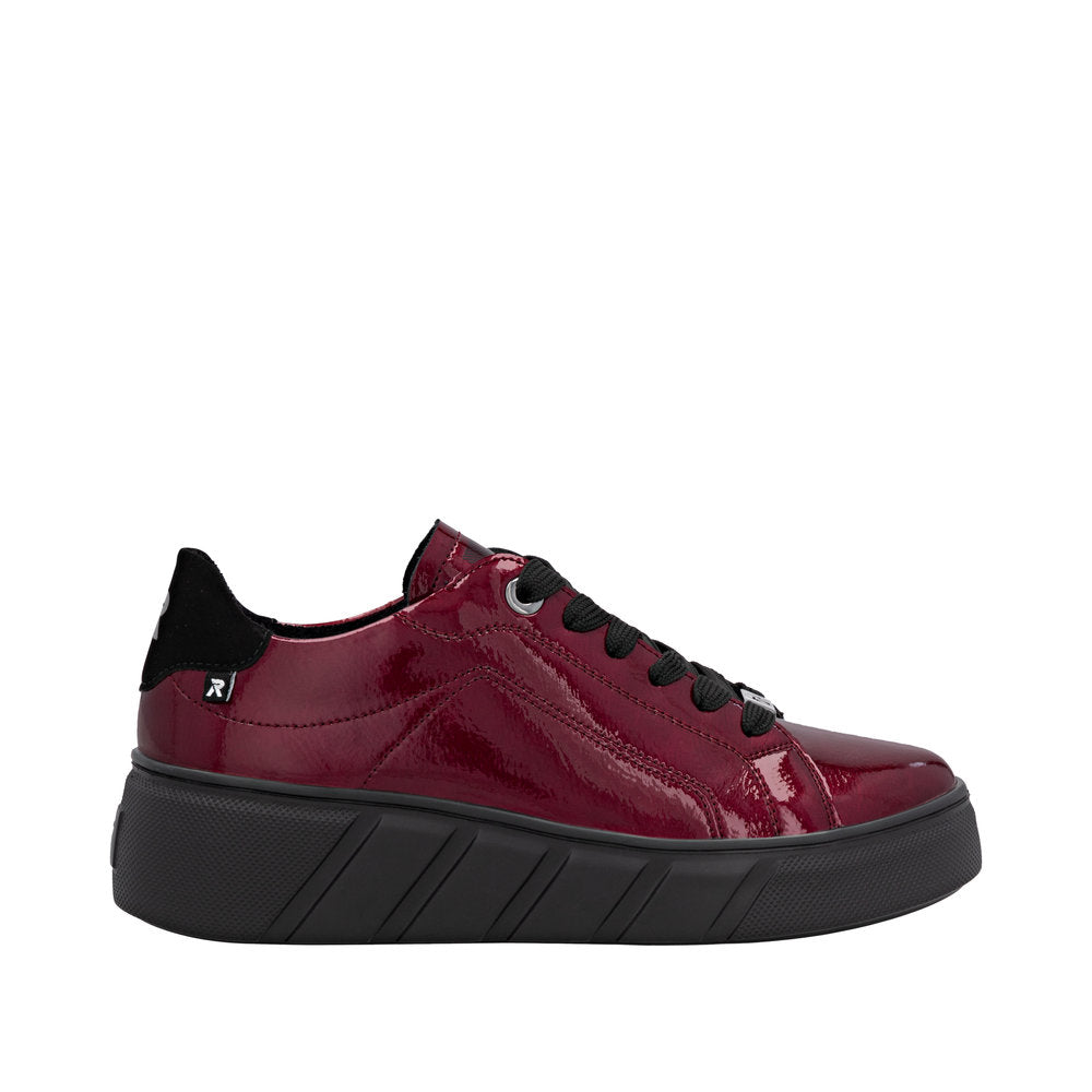 Rieker - W2601-35 - Cherry/Schwarz - Shoes