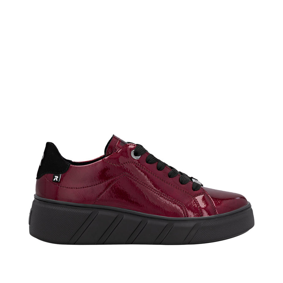 Rieker - W2601-35 - Cherry/Schwarz - Shoes