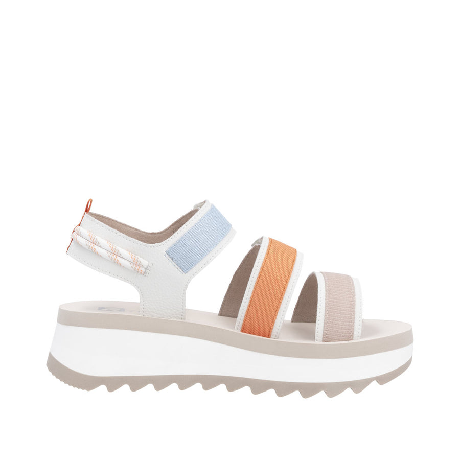 Rieker - W3052-90 - Paper/Lightrose/Salmon/Carrot/Ciel - Sandals