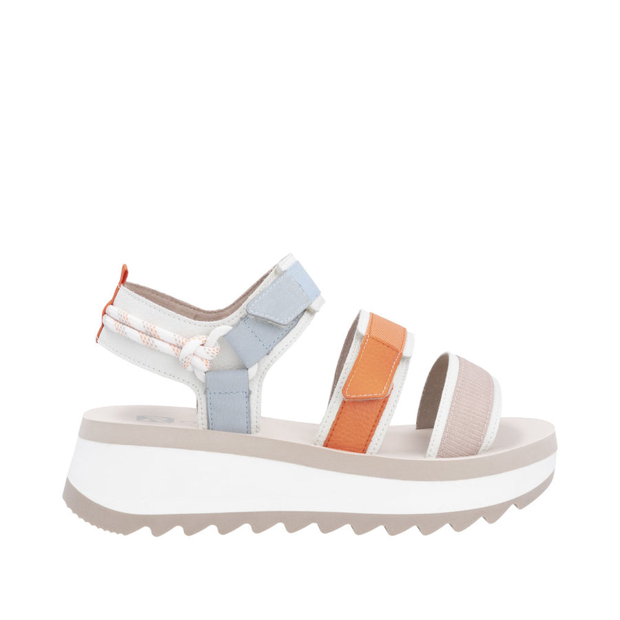 Rieker - W3052-90 - Paper/Lightrose/Salmon/Carrot/Ciel - Sandals