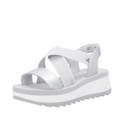 Rieker - W3053-90 - Silber/Weiss-Silber - Sandals