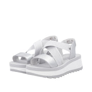 Rieker - W3053-90 - Silber/Weiss-Silber - Sandals