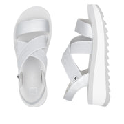 Rieker - W3053-90 - Silber/Weiss-Silber - Sandals