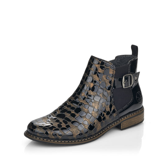 Rieker - Z4965-90 - Bronze/Schwarz - Boots