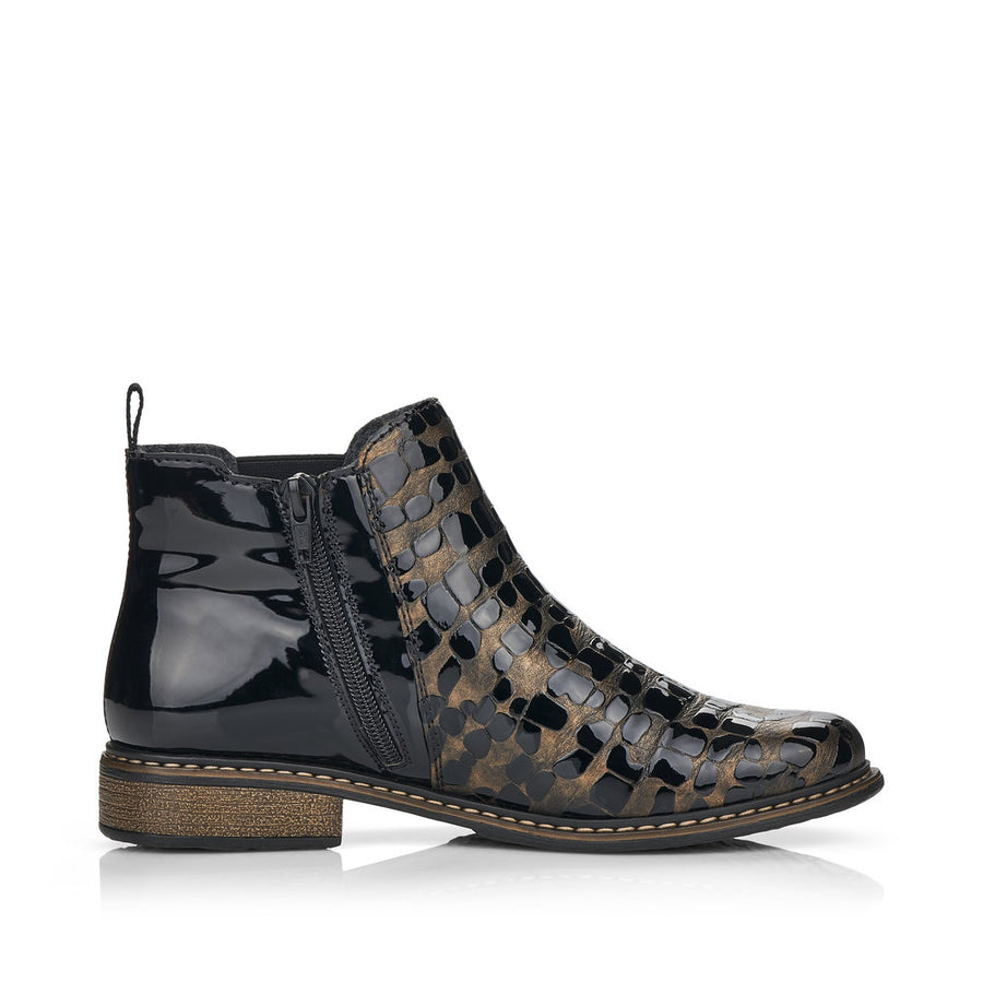 Rieker - Z4965-90 - Bronze/Schwarz - Boots