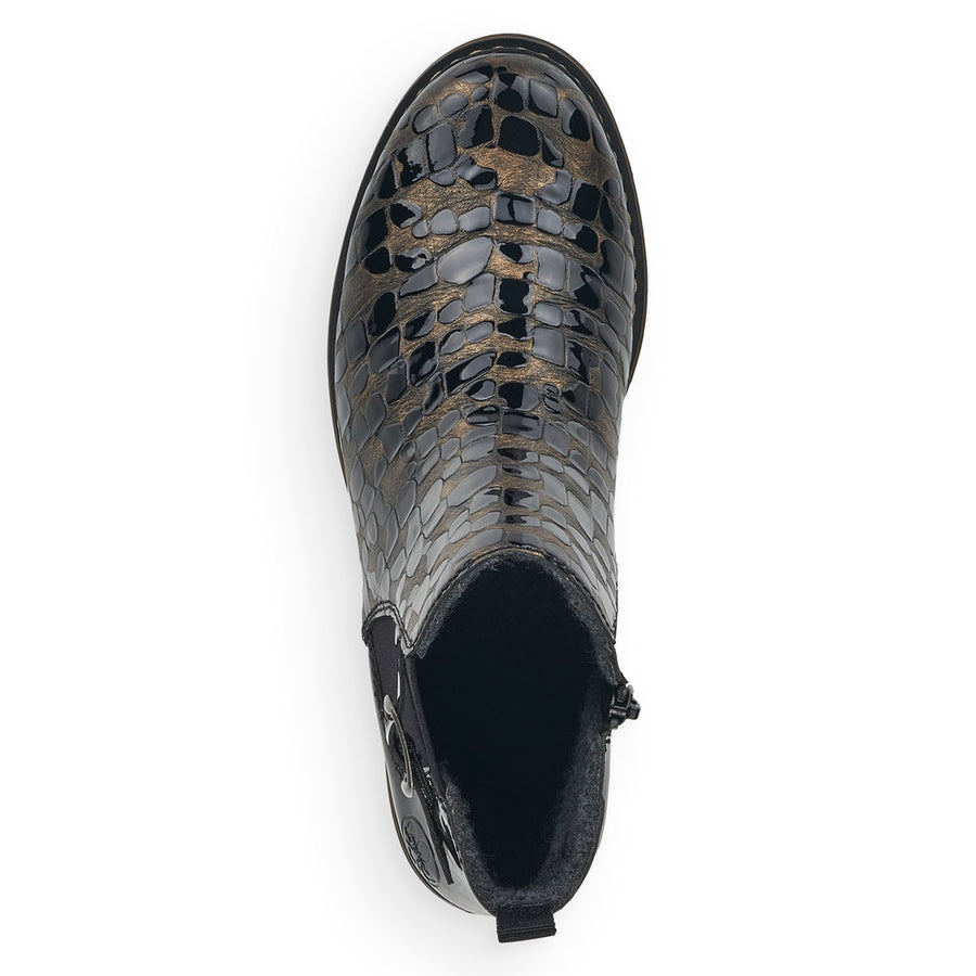 Rieker - Z4965-90 - Bronze/Schwarz - Boots