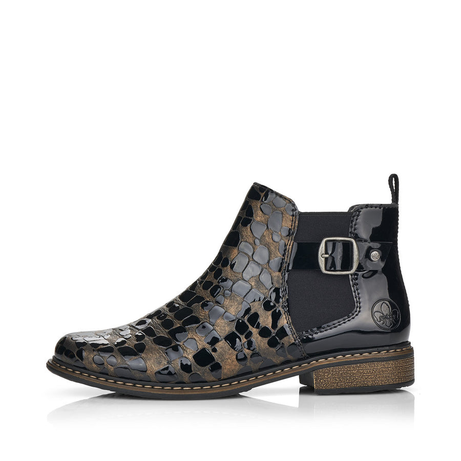 Rieker - Z4965-90 - Bronze/Schwarz - Boots