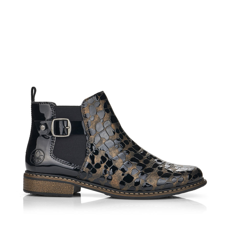Rieker - Z4965-90 - Bronze/Schwarz - Boots