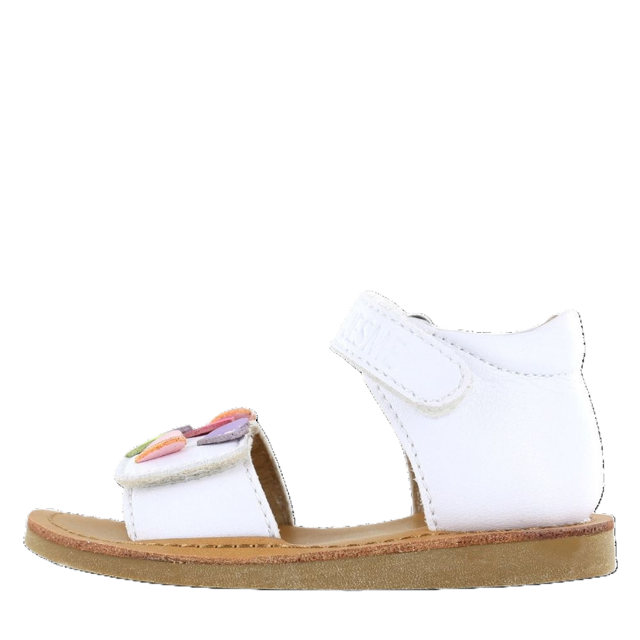 Shoesme - Classic Sandal - White Multicolor Hearts - Sandals