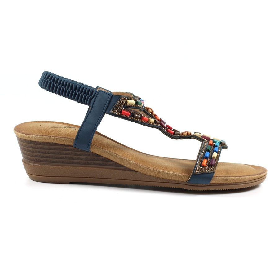 Lunar - Epsom - Navy - Sandals