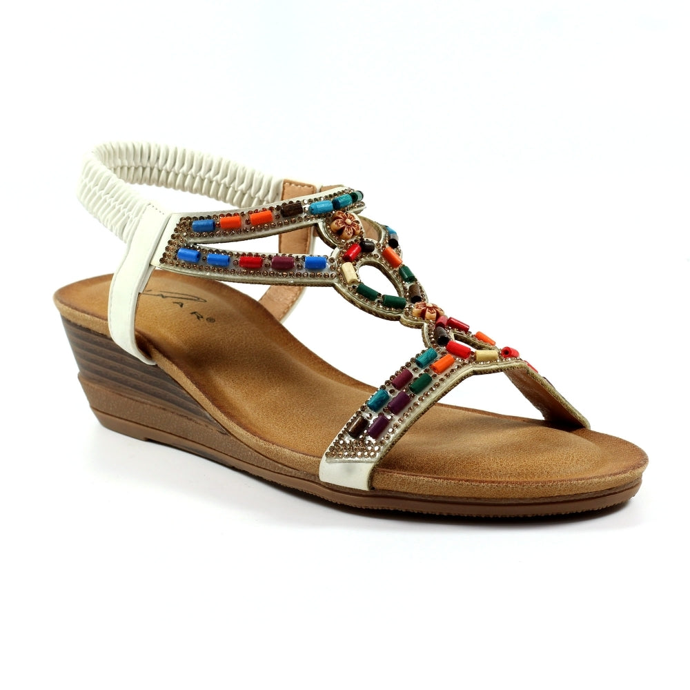 Lunar - Epsom - White - Sandals