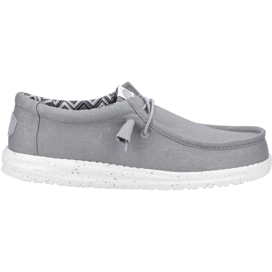 Hey Dude - Wally Canvas - Light Grey - Canvas Shoes