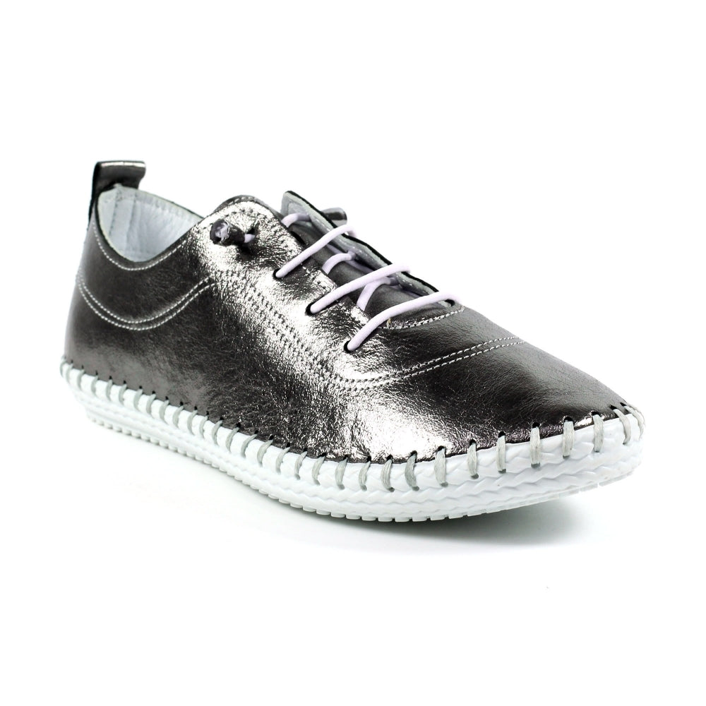 Lunar - St Ives - Pewter - Shoes