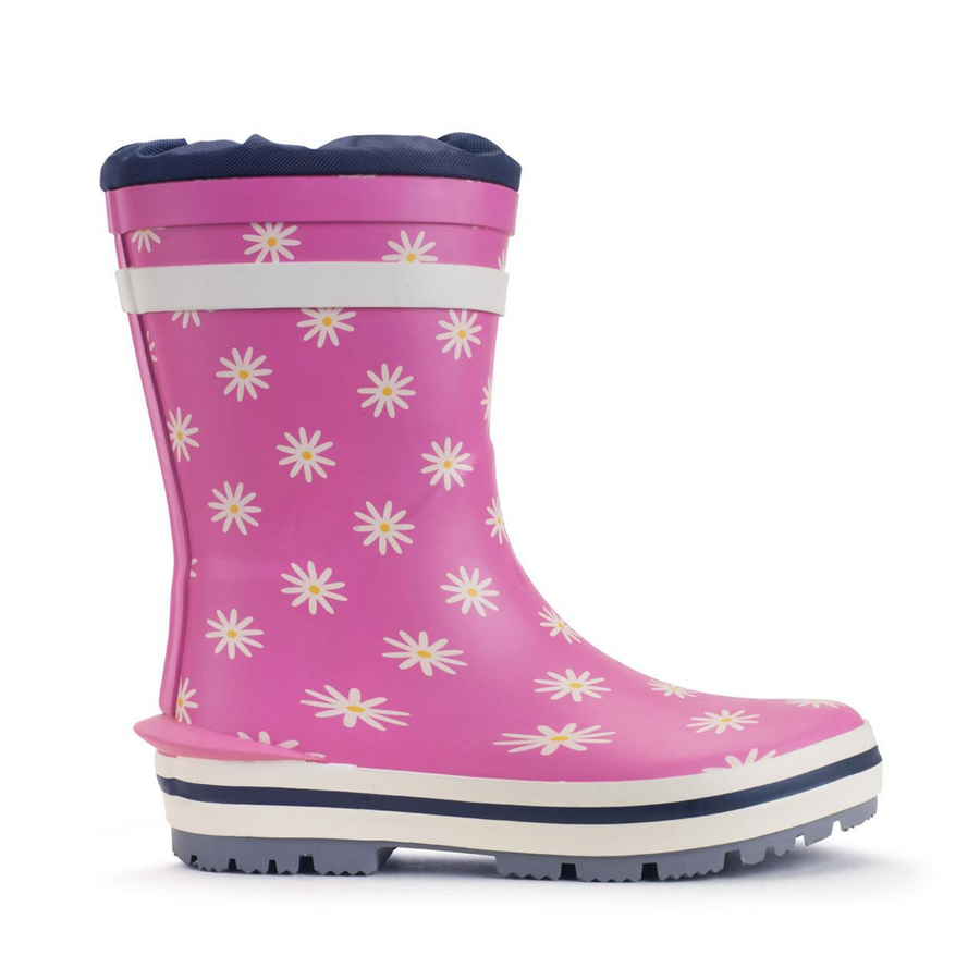 Start Rite - Little Puddle - Pink Daisy - Wellingtons