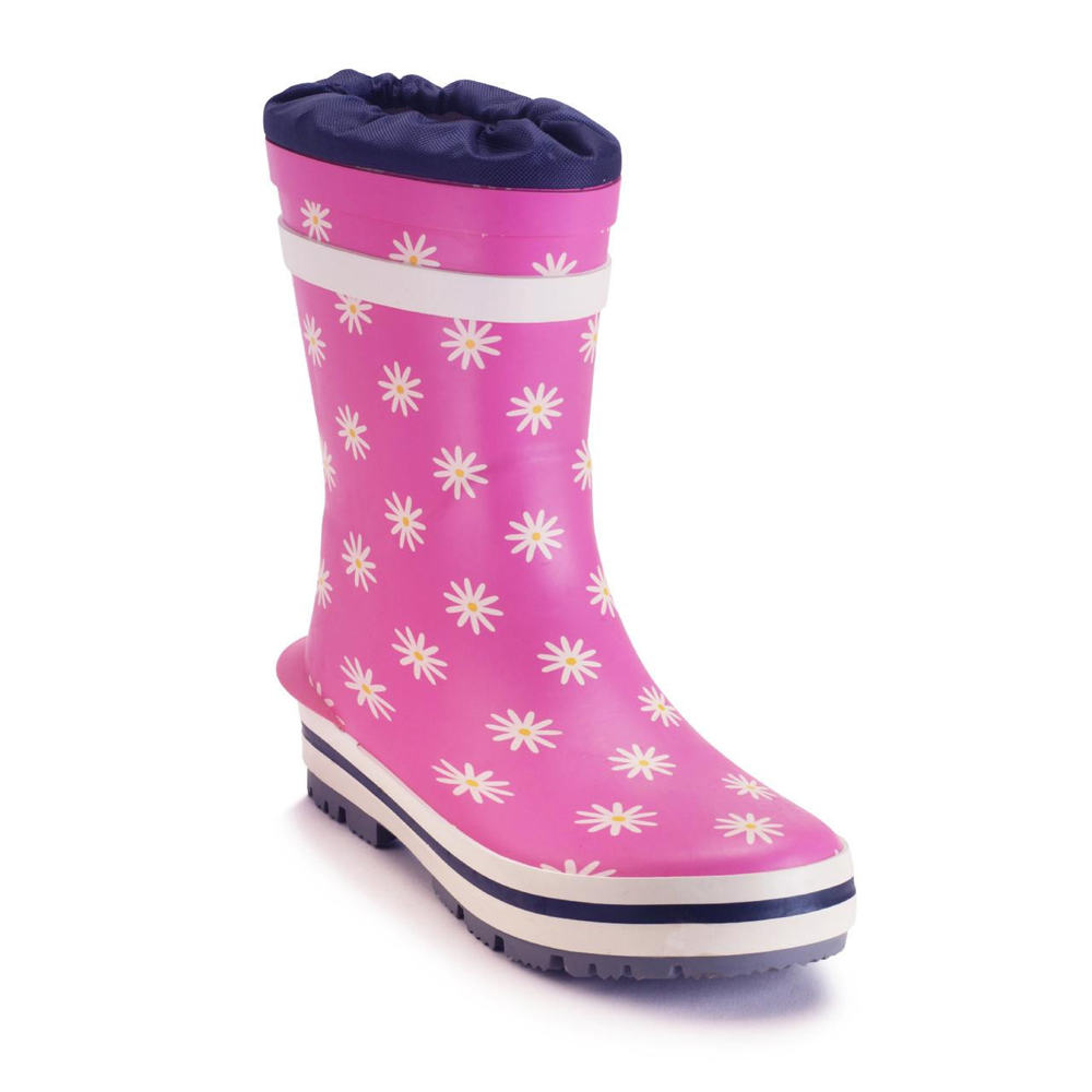 Start Rite - Little Puddle - Pink Daisy - Wellingtons
