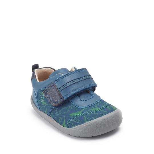 Footprint - Teal Nubuck/Leather