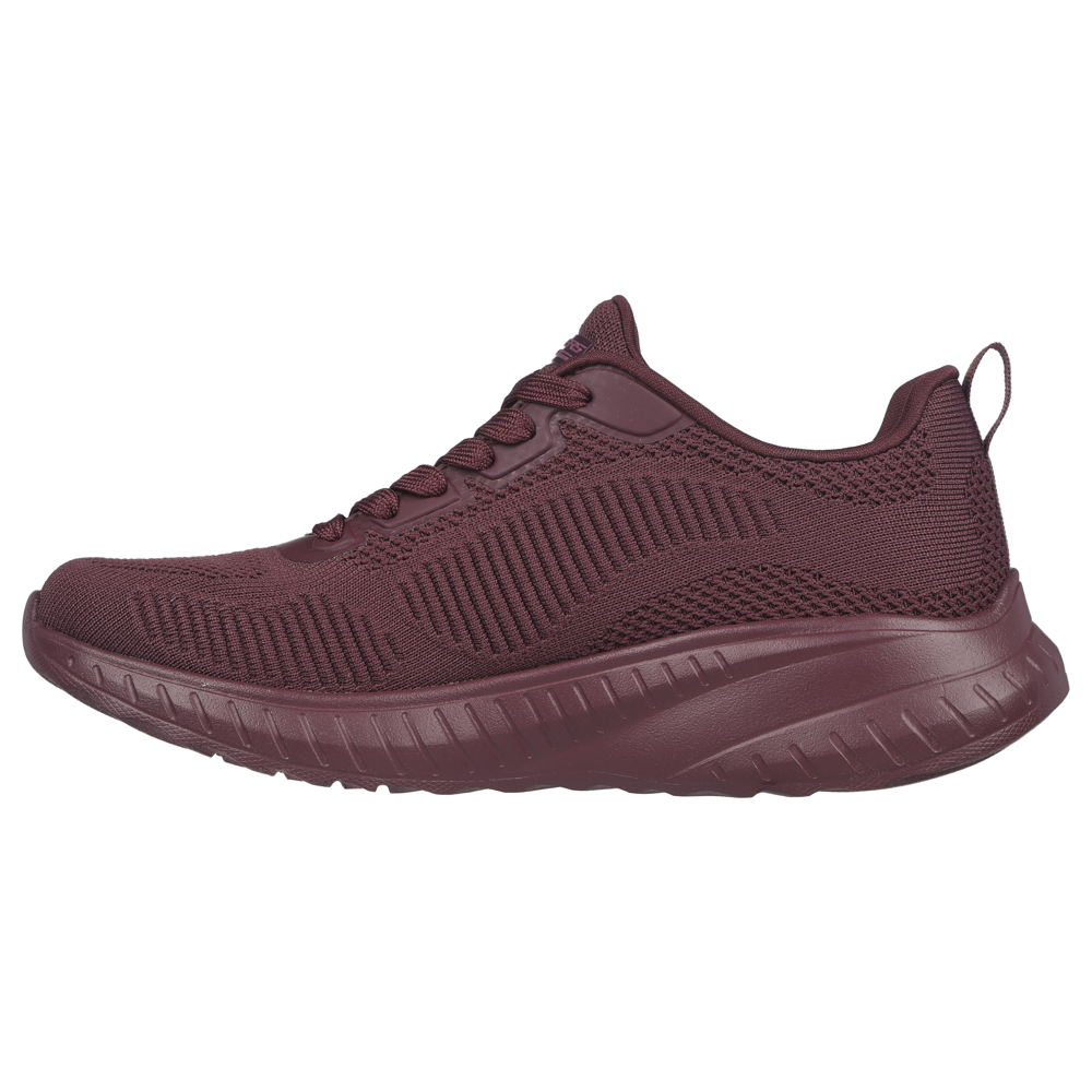 Skechers Bobs Squad Chaos Face Off PLUM Trainers Colton Footwear