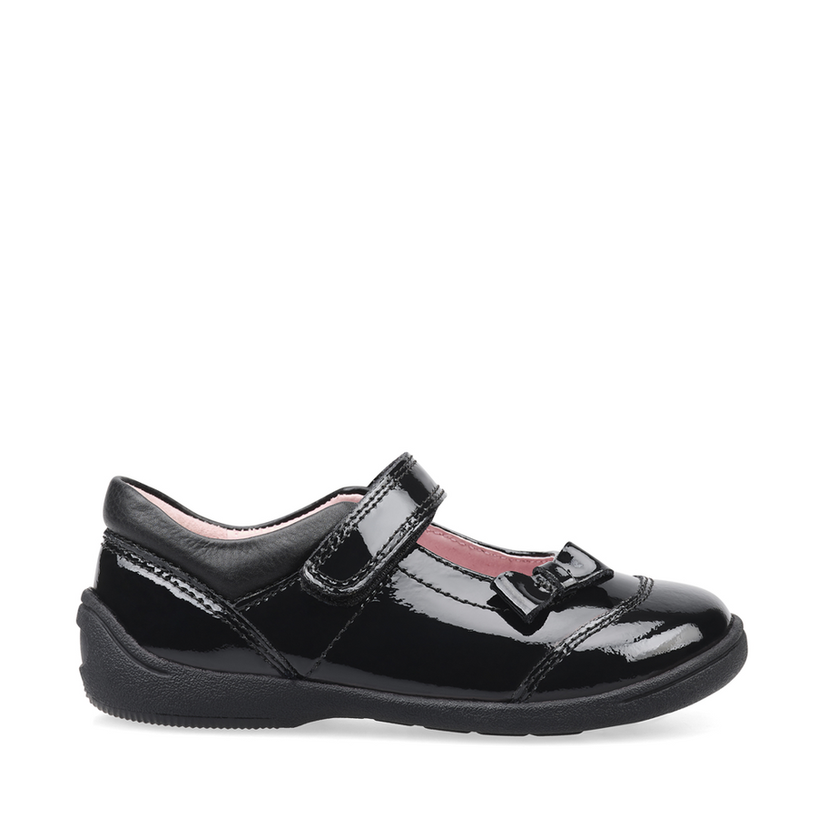 Start Rite - Twizzle - Black Patent - School Shoes