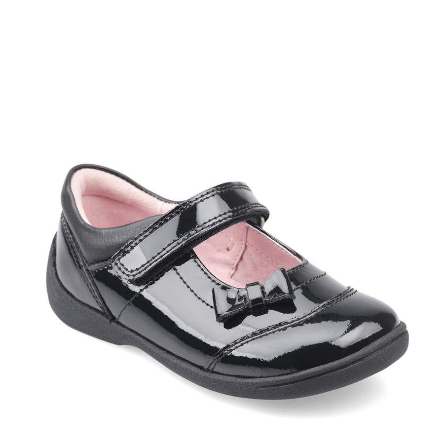 Start Rite - Twizzle - Black Patent - School Shoes