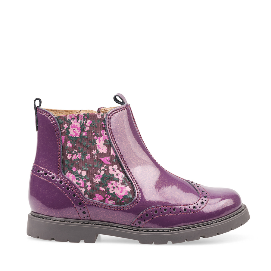 Chelsea - Blackcurrant Glitter Patent