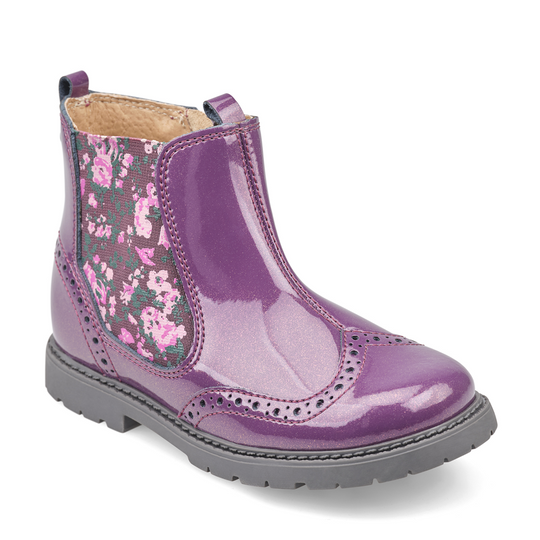 Chelsea - Blackcurrant Glitter Patent