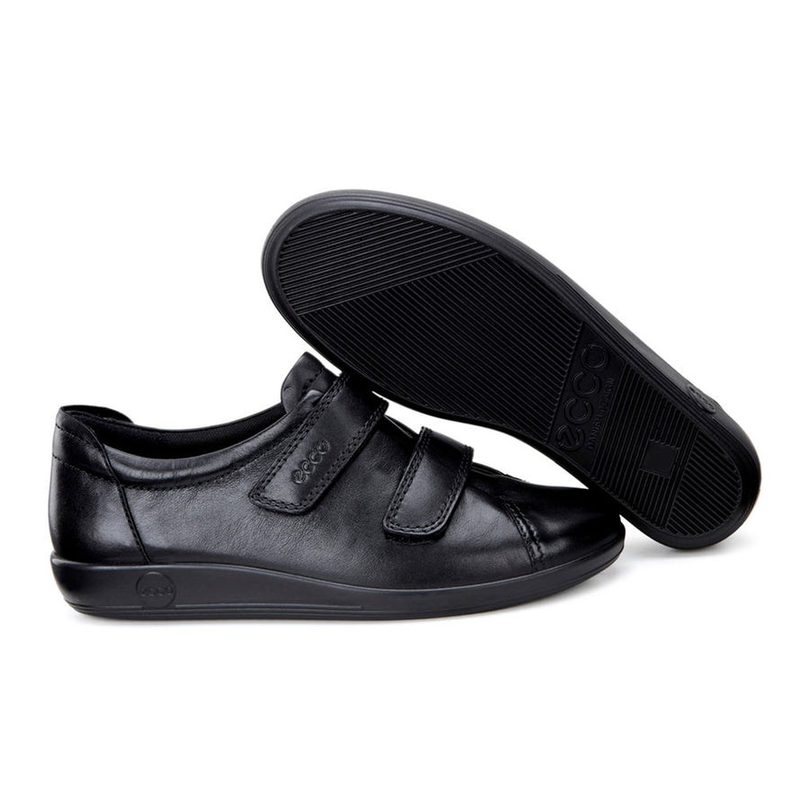 Ecco - 206513-056723- Soft 2  - Black with Black Sole - Shoes