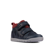 Rex Park T - Navy Leather