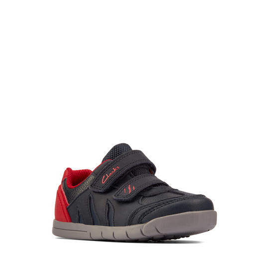Rex Play T - Navy/Red Lea