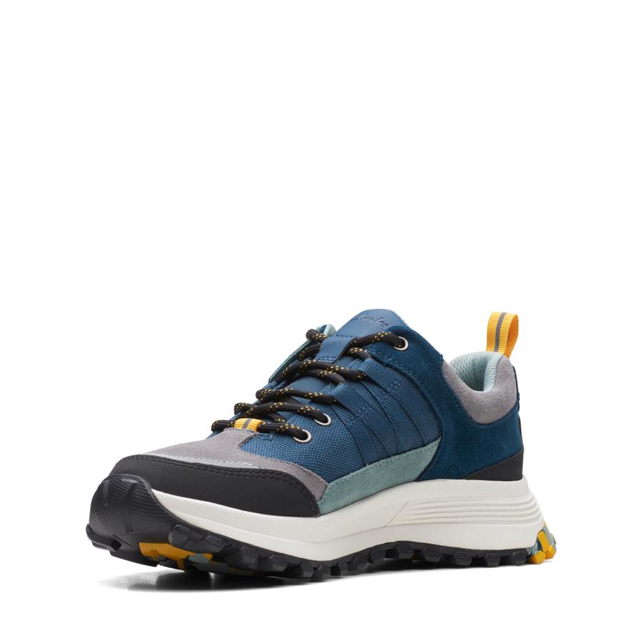 Clarks ATLTrekPathGTX Teal Combi Casual Shoes Colton Footwear