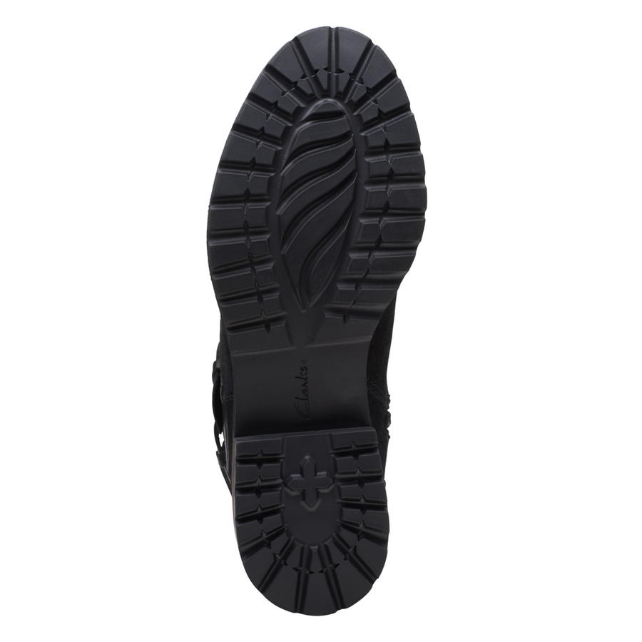 Clarkwell Mid - Black Wlined Leather