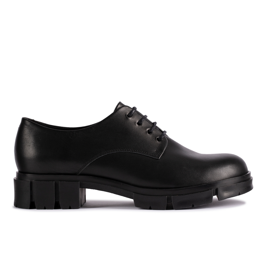Teala Lace - Black Leather
