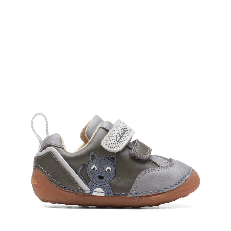Tiny Print T - Grey Combi