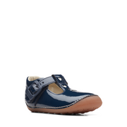 Clarks - Tiny Beat T. - Navy Patent - Shoes
