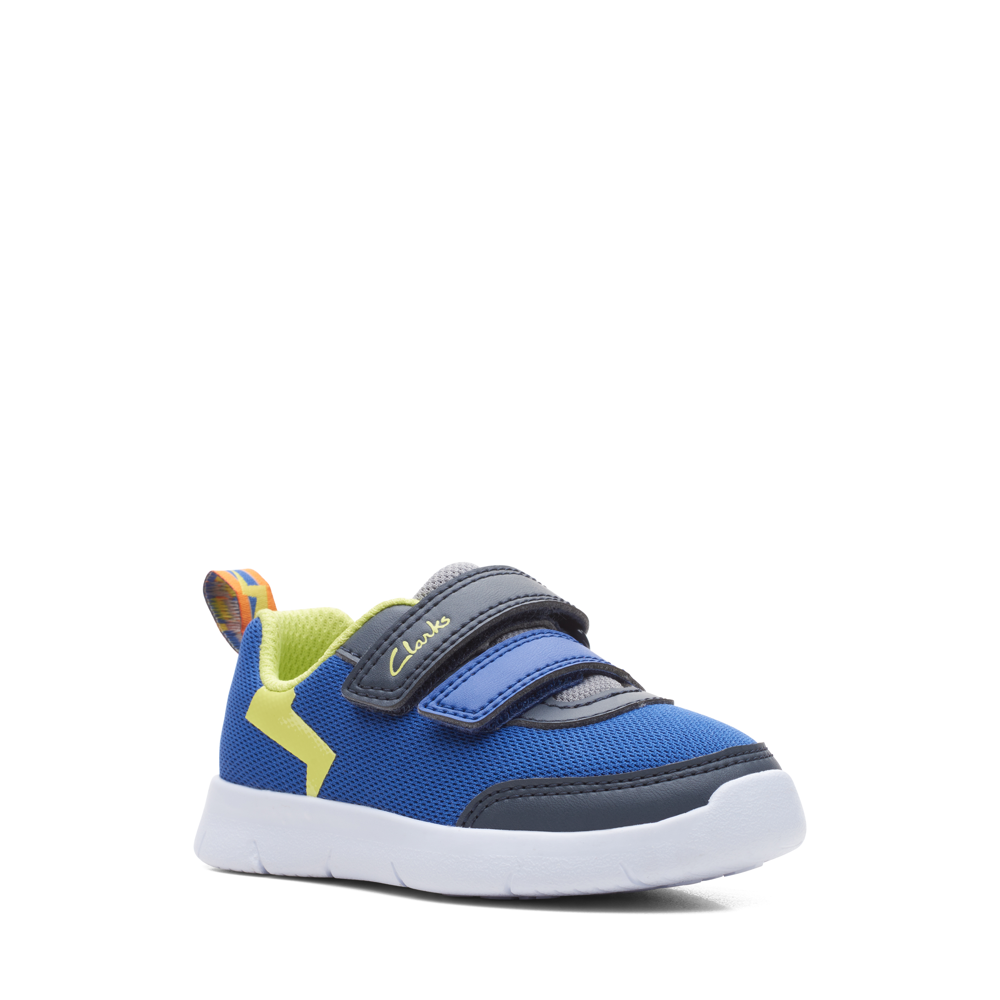 Clarks - Ath Yell T - Blue Combi - Trainers