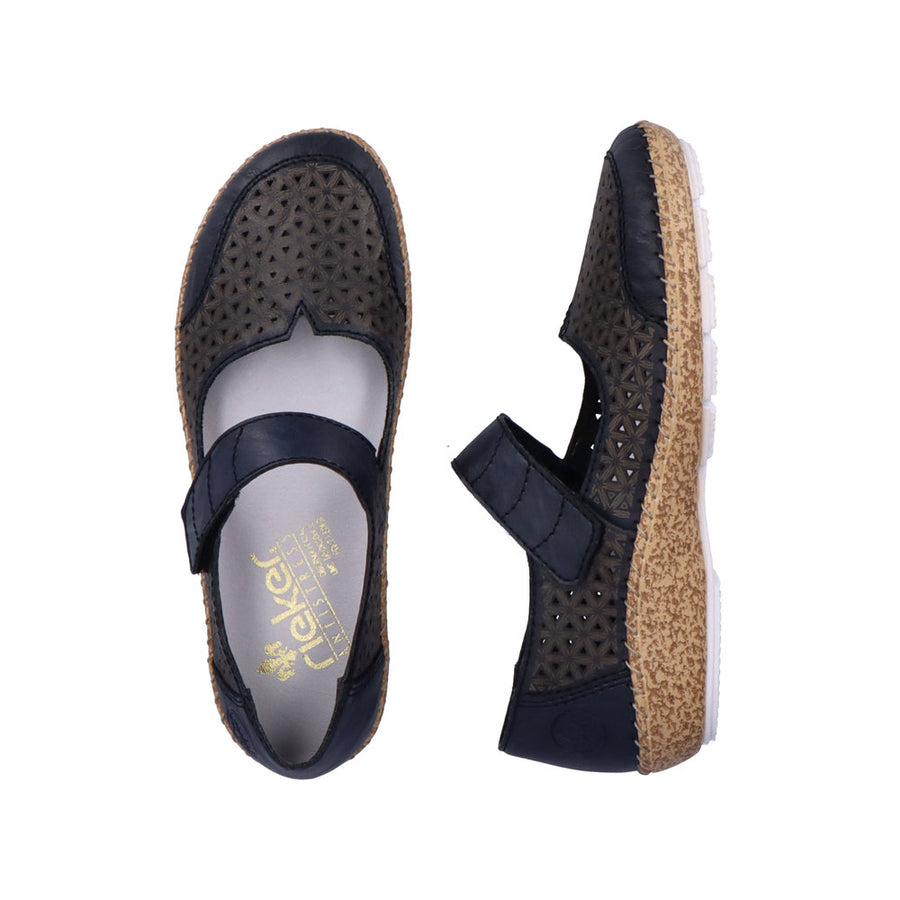 Rieker - 44864-14 - Cindy - Pazifik - Shoes