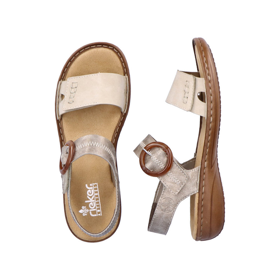 Rieker - 608Z3-60 - Grey - Sandals