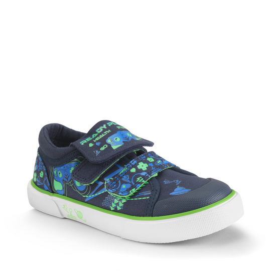 Level Up - Blue Canvas