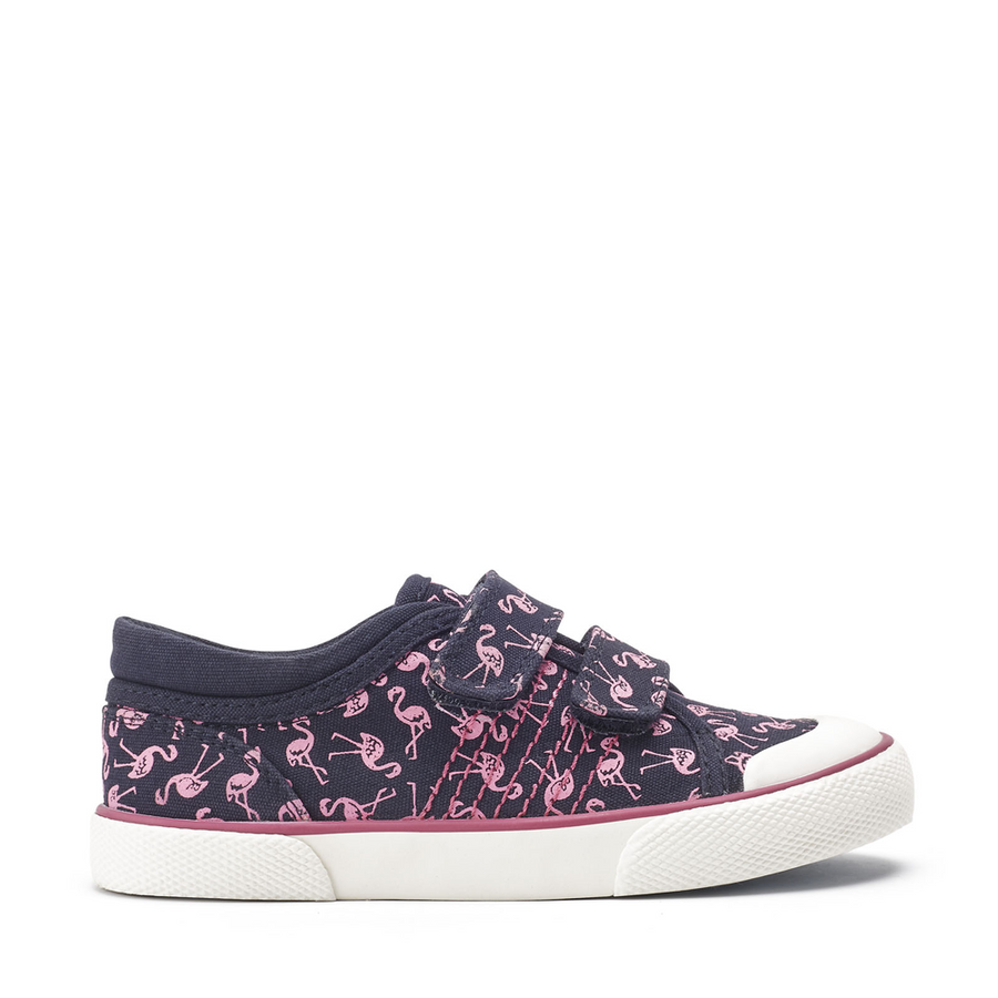 Start Rite - Flamingo - Navy - Canvas Shoes